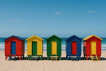 Vibrant Beachside Cottages for a Colorful Escape