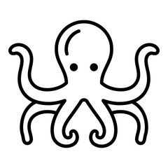 Octopus icon, symbolizing intelligence and flexibility in deep-sea marine life.