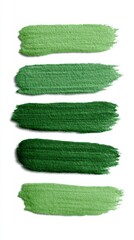 Five verdant strokes, vividly symbolizing Earth's breathing lungs, echoing Arbor Day and Greenery Day's ecological whispers