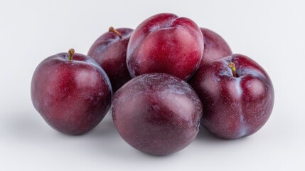 Juicy, velvety mass of ripe plums symbolizes Lammas abundance, infusing European harvest vibes and antioxidant ecstasy