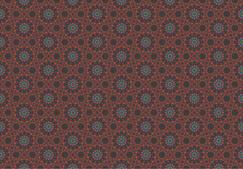Seamless Luxury Wallpaper Decoration Tile Fashion Fabric Digital Graphic Art Shape Geometric Interior Perspective Template Visual Symmetric Textile Texture Design Cloth Background Endless Pattern.