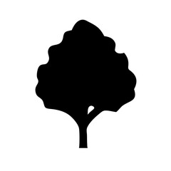 vector tree silhouette