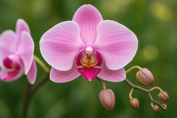 Obraz premium Stunning Display of Blossoming Orchids