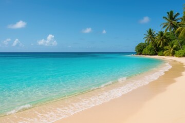 Fototapeta premium Stunning azure waters in a tropical paradise