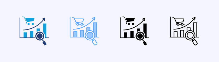 Demand Icon Set Multiple Style Collection