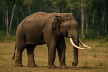 Obraz premium Asian Elephant Species Overview