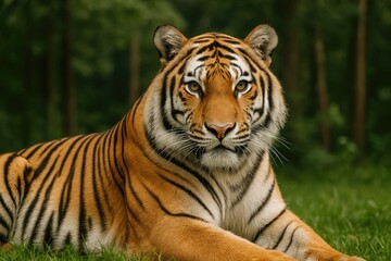 Majestic large feline from Bengal region