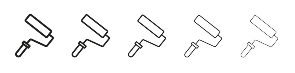 Paint roller icon vector, Symbol, logo illustrations
