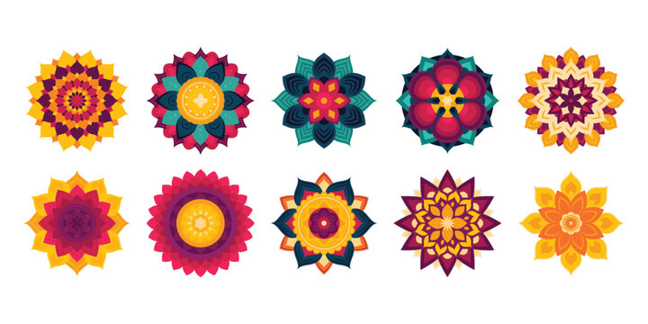 diwali festival, Minimalist rangoli design