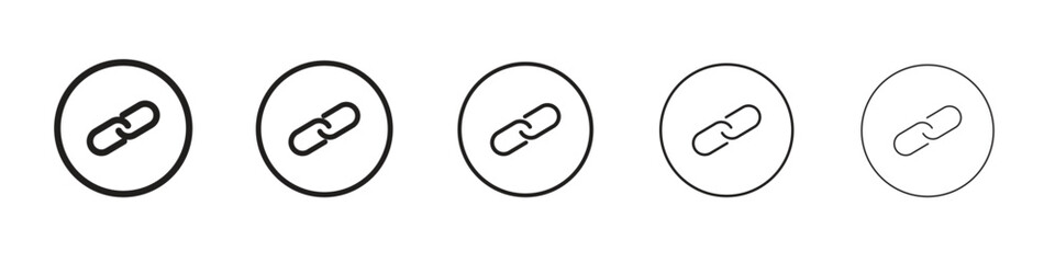 Link icon vector, Symbol, logo illustrations