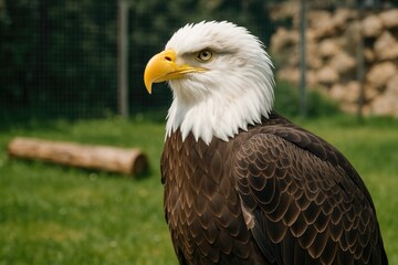 Obraz premium Majestic avian species at the wildlife sanctuary