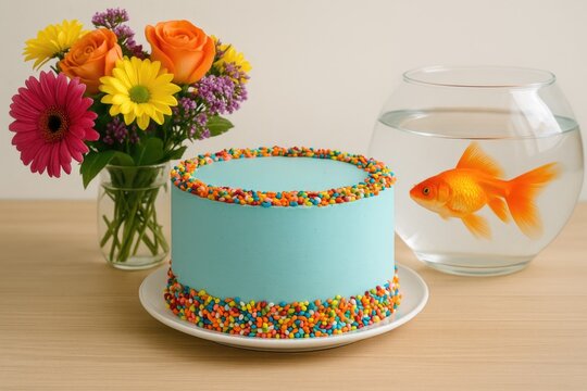 Stunning images of vibrant blooms and elegant desserts