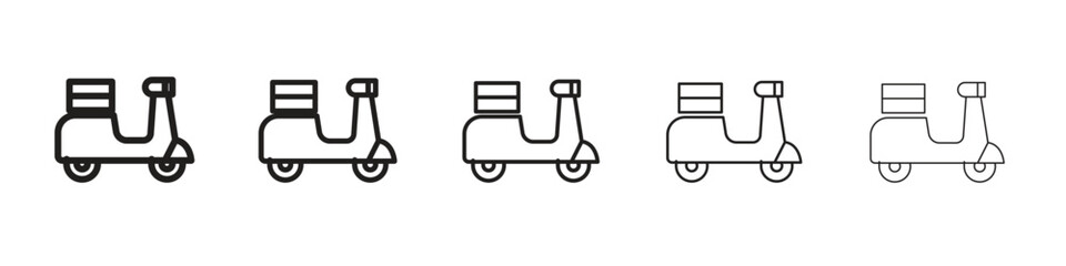 Food delivery icon vector, Symbol, logo illustrations