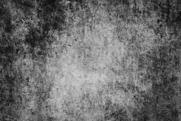 Obraz premium Textured Black and White Grunge on Concrete Surface with Old Wall Pattern