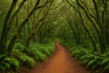 Fototapeta premium Exploring the Natural Beauty of a Remote Mountain Area