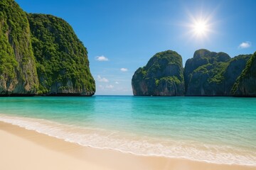 Fototapeta premium Stunning Cove at the Phi Phi Archipelago