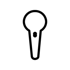 microphone line icon