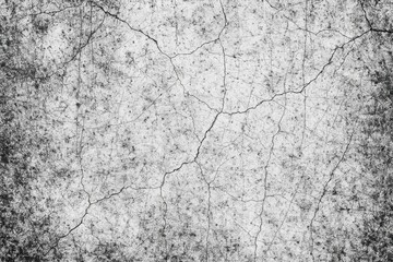 Naklejka premium Monochrome grunge backdrop featuring chipped, cracked, scratched, and dusty surface textures