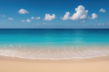 Obraz premium Stunning panorama of a coastal paradise