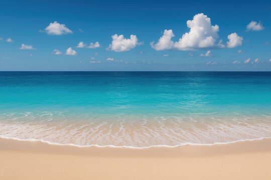 Stunning panorama of a coastal paradise