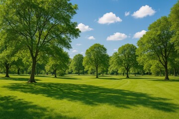 Naklejka premium Lovely afternoon spent outdoors in the park