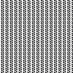 Simple Monochrome Repeat Pattern for Textile or Wallpaper.