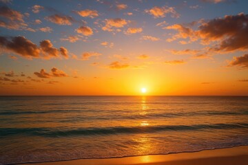 Obraz premium Stunning Dawn over a Tropical Ocean