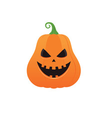 Spooky halloween jack o lantern pumpkin design