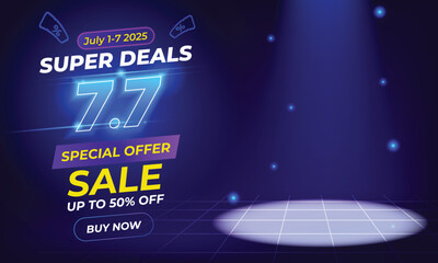 7.7 Super Deals Web Banner