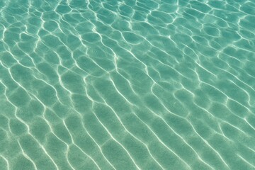 Aerial view of ocean surface and waves