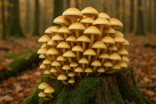 False Mushrooms: Hypholoma fasciculare &acirc;&euro;&ldquo; A Common Saprophytic Fungus on Decaying Wood