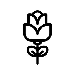 rose line icon