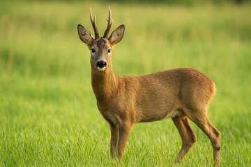 Obraz premium Image of a male roe deer