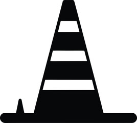 Safety Cone Icon Traffic, Construction, Warning, Road, Hazard