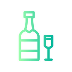 champagne gradient icon