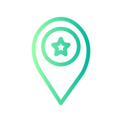 location gradient icon