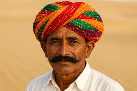 Traditional Rajasthani Headgear (Safa) from Jaipur
