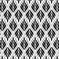Beautiful black and white pattern.Vector seamless black and white pattern on transparent background.