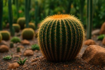 Desert Plant in a Spiny Garden