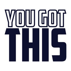 You got this hand lettering art for t shirt