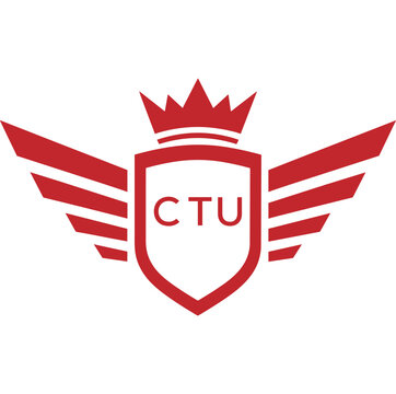 Royal Shield Logo with Wings and Crown &ndash;CTU Elite Security or Premium Brand Identity Design
