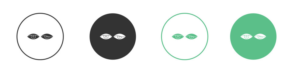 Myasthenia gravis icon Vector simple flat graphic illustration.