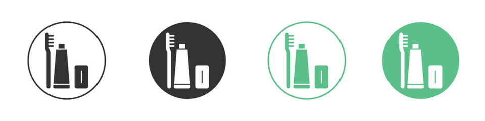 hygiene kit icon Vector simple flat graphic illustration.