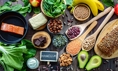 Food products rich in magnesium