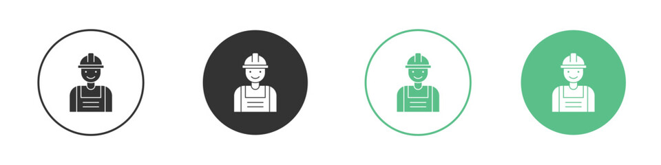 Engineer icon Vector simple flat graphic illustration.