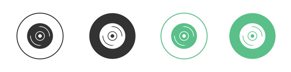 DVD icon Vector simple flat graphic illustration.