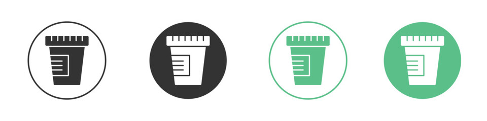 Urine test icon Vector simple flat graphic illustration.