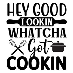 Kitchen Quotes SVG Design, Funny, Cute & Inspirational Cooking Sayings Vector