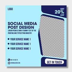 Obraz premium SOCIAL MEDIA TEMPLATE