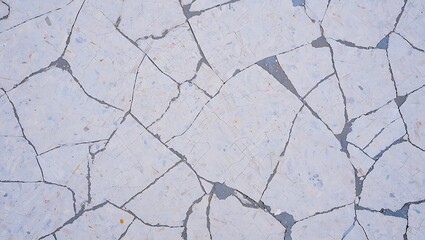 Cracked, Shattered, Broken, Fragment, Surface Texture Abstract Grey Stone Background